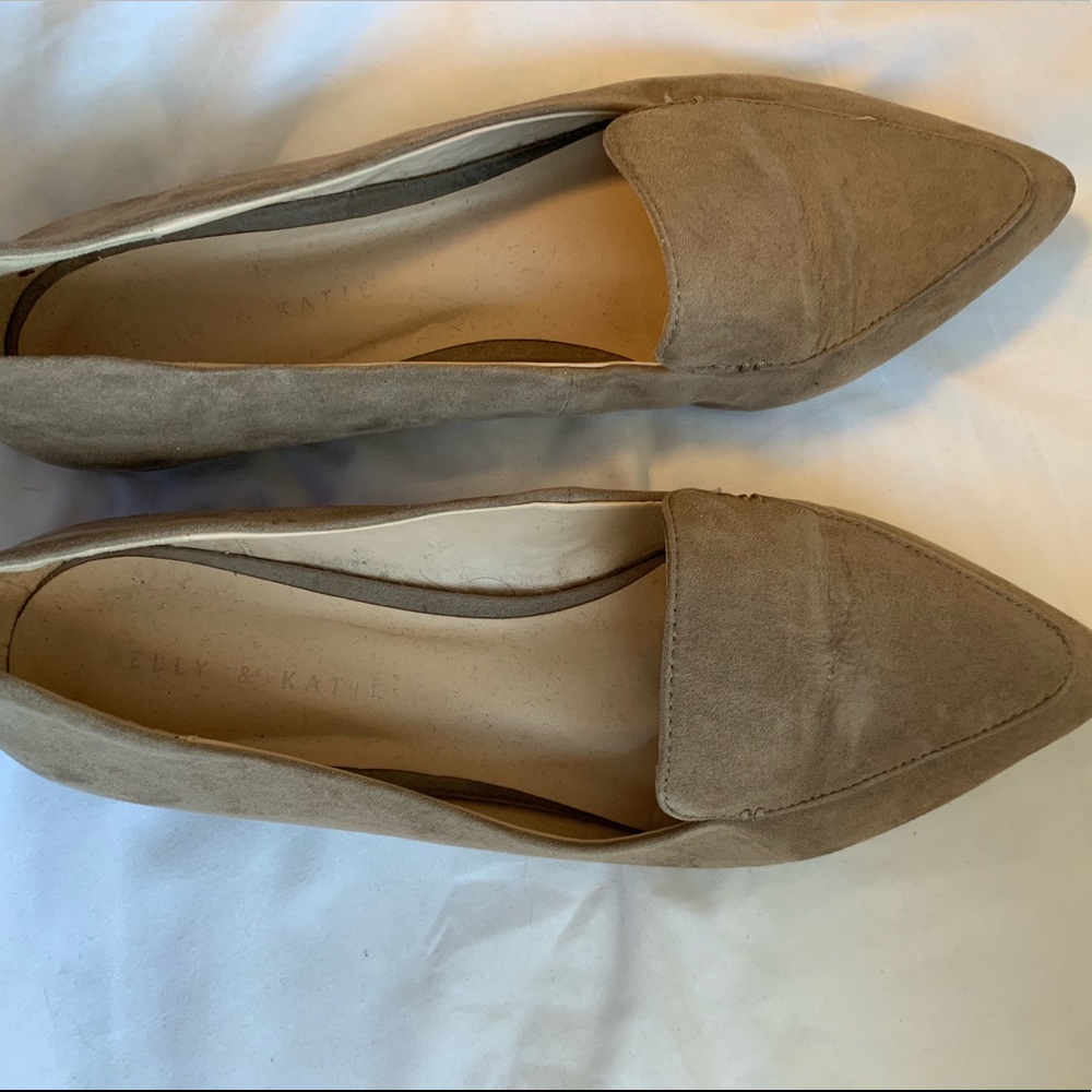 Tan loafers